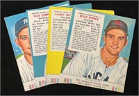 Sports - (4) 1953 Red Man Tobacco Baseball Cards