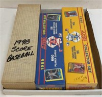 (3) Score Baseball Card Sets