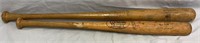 (2) Vintage Autograph Model Baseball Bats