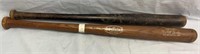 (2) Vintage Autograph Model Baseball Bats