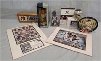 Lot of Asst Yankees Baseball Collectibles