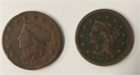 1832 & 1852 Large Cents
