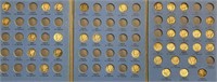 Partial Set (36) Mercury Dimes in Whitman Folder