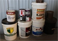 Paint and Hydraulic Fluid
