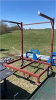 Red Rolling Gate Rack