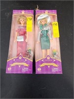 2 Royal Diana Barbie Dolls