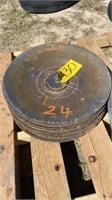 (24) Used Disc Blades, 19 1/2"