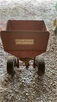 Cyclone pull type seeder