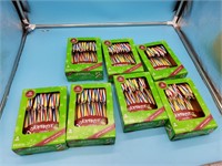 7 packs of joybrite cherry candy canes