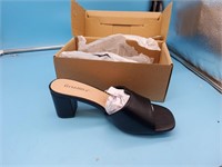 Greatonu size 8 black heels