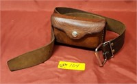 Shell Holder with Leather Belt - 44" Long