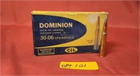Dominion Cetre Fire Cartridges  30-06 S