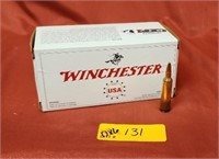 Winchester 22-250 Rem 45 Grain JHP. Full box