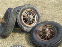 antique wheels