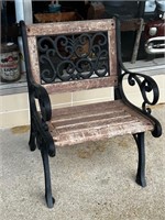 Vintage iron chair