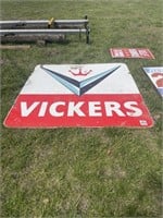 Lot 313. Vickers Antique Sign