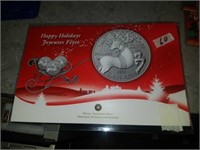 $20 happy holidays Festival coin
