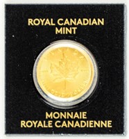 Coin 2002, 1 Gram of Gold Canada Maple Leaf