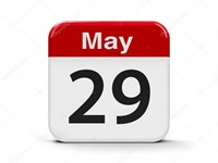 Memorial Day - May 29th - 1 PM