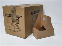 2 Cup Kraft Paperboard Drink Carrier with Handles