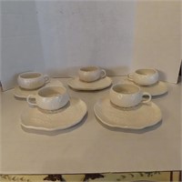 5 Portugal pottery lunch sets