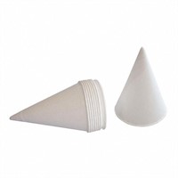 PACK OF 1000 DISPOSABLE CONE CUP PAPER 4.25 OZ