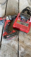 Milwaukee M-18 drill with 2 working batteries and