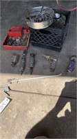 Several air tools, air tool attachments and