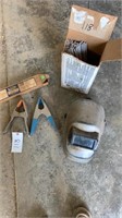 Welding rods, helmet, and clamps
Several 6013