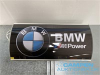 BMW lysskilt, replika
