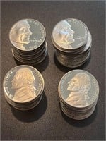 uncirculated Westward Journey Nickel Set 40 coins