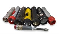Lot of Vintage Flashlights - A Collector's Dream