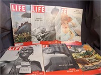 VINTAGE MAGAZINE "LIFE" LATE BUNDLE HISTORY MEDIA