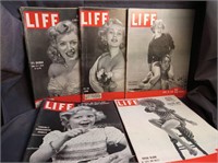VINTAGE MAGAZINE "LIFE" LATE BUNDLE HISTORY MEDIA