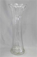 Flute 18" funeral vase - crystal