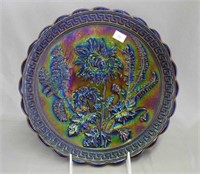 Chrysanthemum chop plate - purple