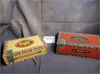 ANTIQUE CIGAR BOXES FOR COLLECTION AND STORAGE