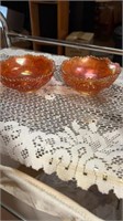 2–4.5 inch star etched bowls.