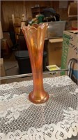 11” thumb printed vase