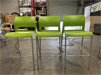 Steelcase Move Green Perching Armless Barstool
