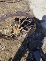 old steel wheel