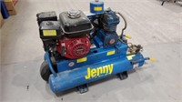 Jenny Twin Tank Contractors Air Compressor