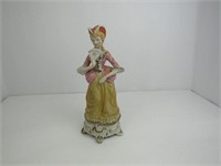 Porcelain Woman With Fan 12"