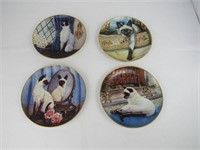 Limited Edition Fine Porcelain Simese Cat Plates