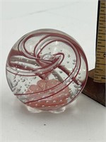 Hinkle & Dying West Virginia Glass  Paperweight