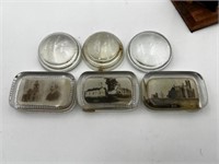 Vintage paperweight lot