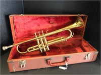 Antique Brass Trumpet
