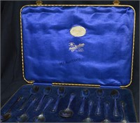 12 Boxed Spoons Commonwealth Games 1934