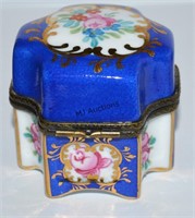 German Porcelain Patch Box Ormolu Mounts