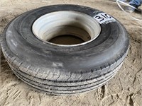 (1) New/Unused 10R 17.5 Tire & Rim
